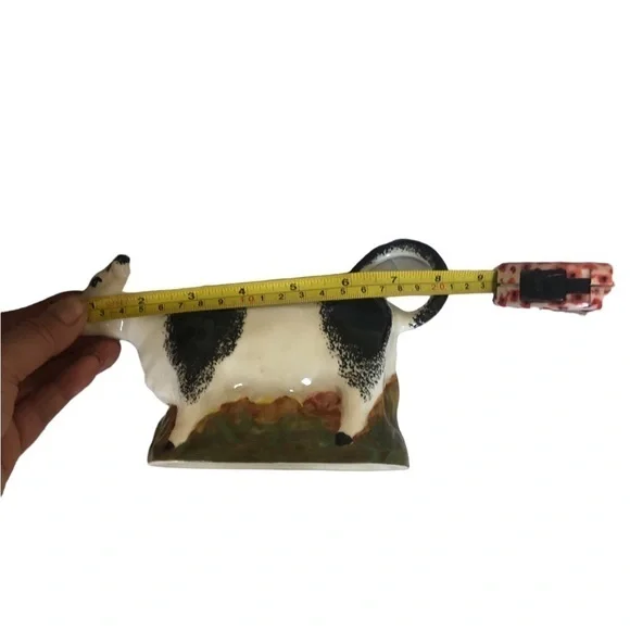 Moorland ceramic farmhouse cow creamer pitcher - Picture 7 of 8